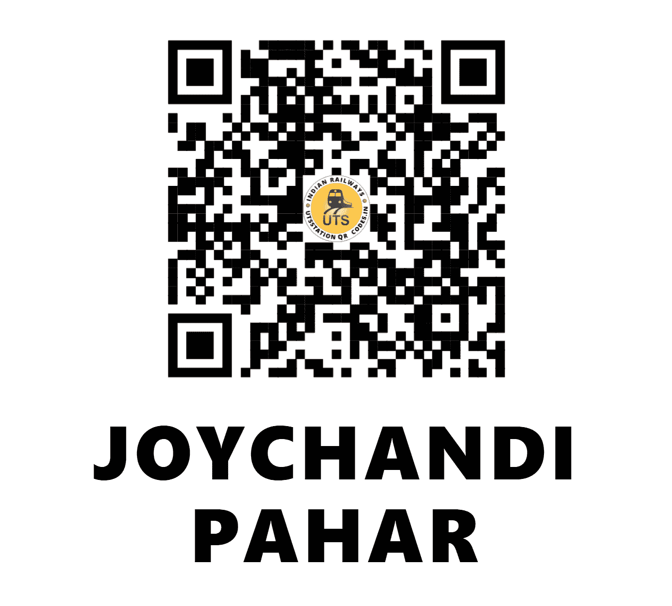 UTS QR Code for JOYCHANDI PAHAR - JOC - SE (WEST BENGAL)